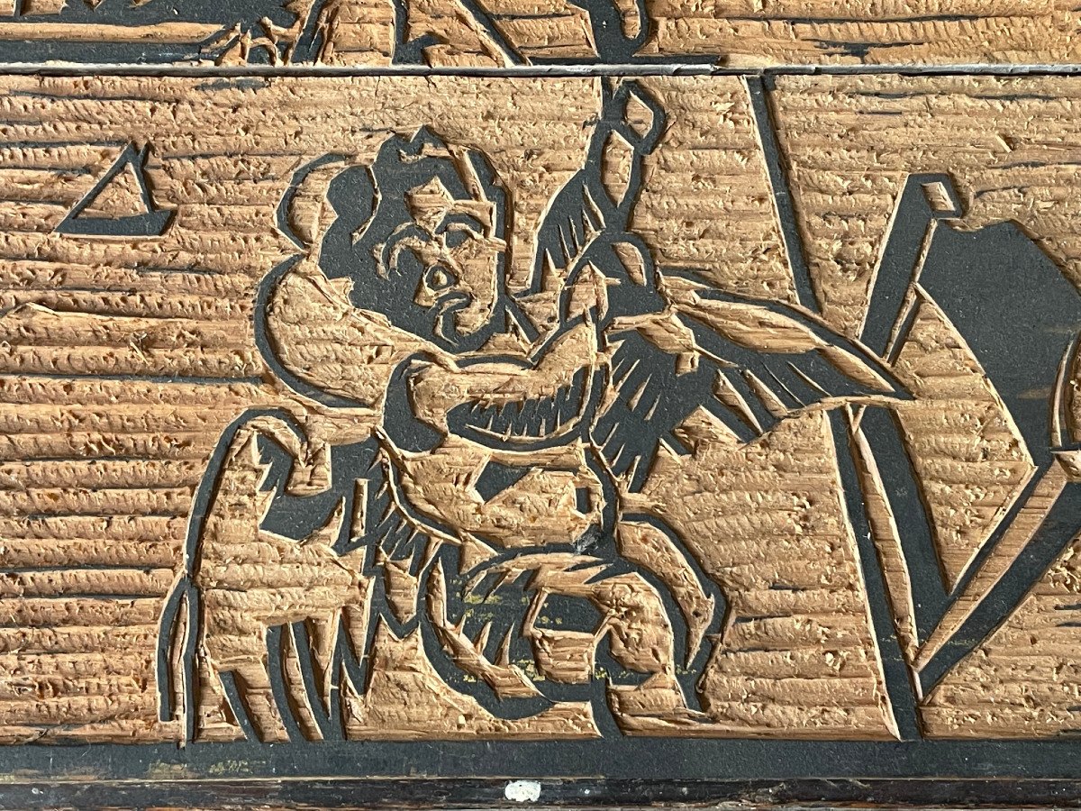 Noël Noël: Wood Engraved By Actor-artist Lucien édouard Noël-photo-3