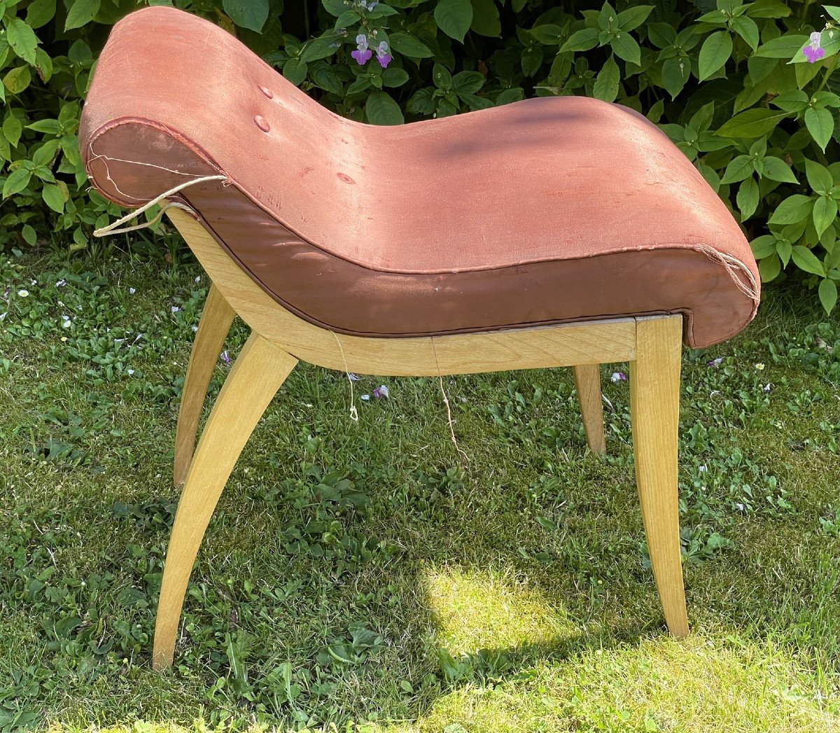 Chaise de coiffeuse inspirée d’un modèle de Ruhlmann vers 1920-photo-2