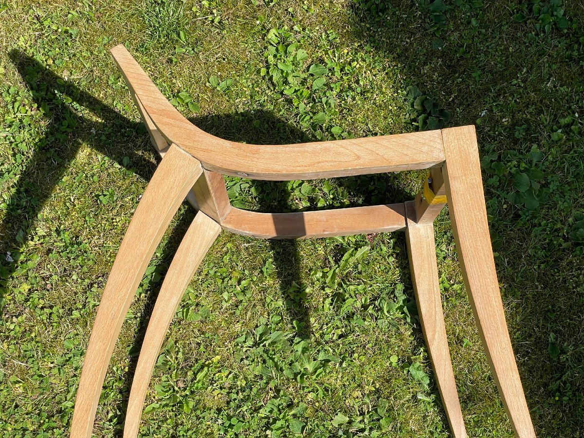 Chaise de coiffeuse inspirée d’un modèle de Ruhlmann vers 1920-photo-2