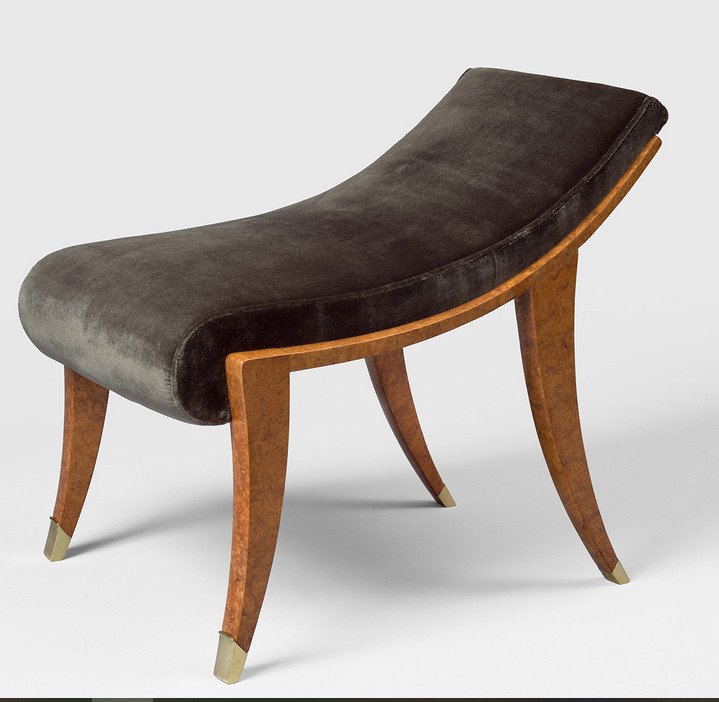 Chaise de coiffeuse inspirée d’un modèle de Ruhlmann vers 1920-photo-5