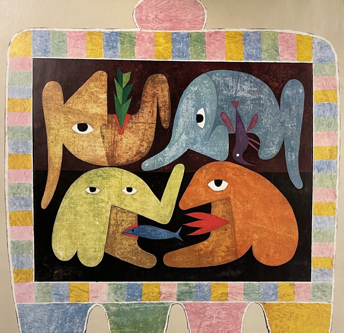 Brauner Victor « éléphants » Affiche Originale Expo 1972 Musée Art Moderne ; Poster-photo-2