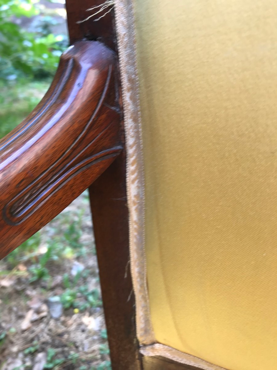 Petit fauteuil d’enfant d’époque Empire en acajou XIXème-photo-5