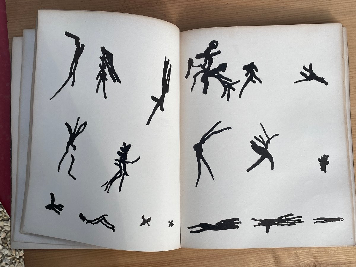 Henri Michaux “movements” Original Edition 64 Drawings 1951 Gallimard-photo-2