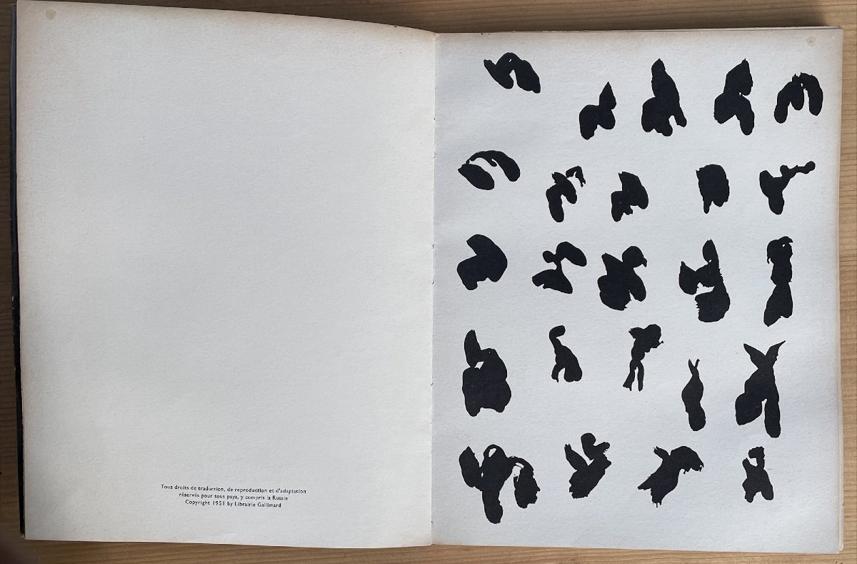 Henri Michaux “movements” Original Edition 64 Drawings 1951 Gallimard-photo-5