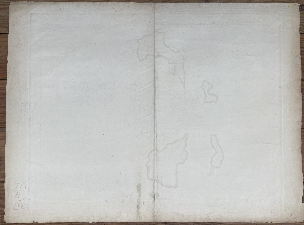 Map Of Gaul Under The Romans By Adrien-hubert Brué 1820-photo-5
