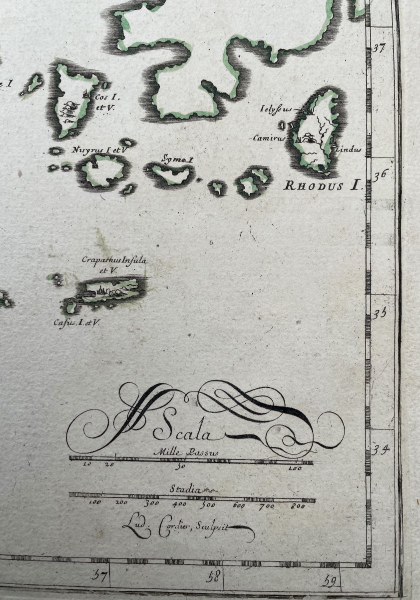 Ancient Greece Map “graecia Foederata” 1730-photo-1