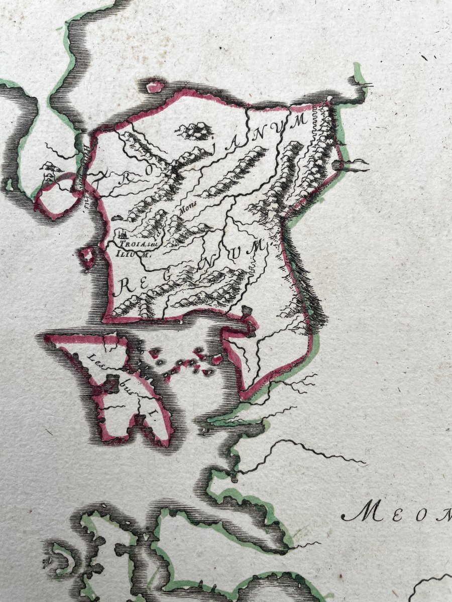 Ancient Greece Map “graecia Foederata” 1730-photo-2