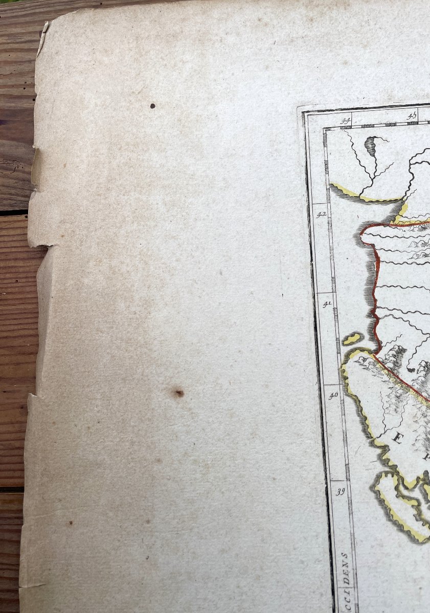 Ancient Greece Map “graecia Foederata” 1730-photo-7