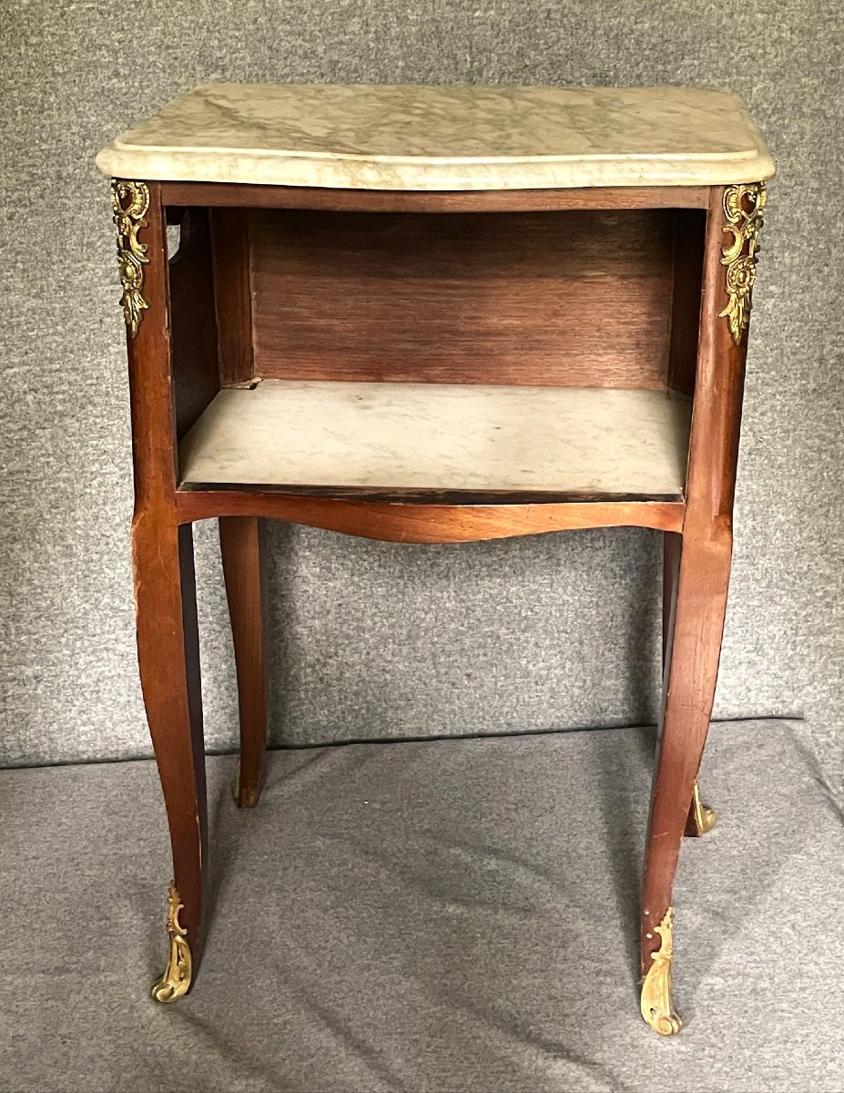 Louis XV Mahogany Bedside Or Living Room Table, 19th Century-photo-1