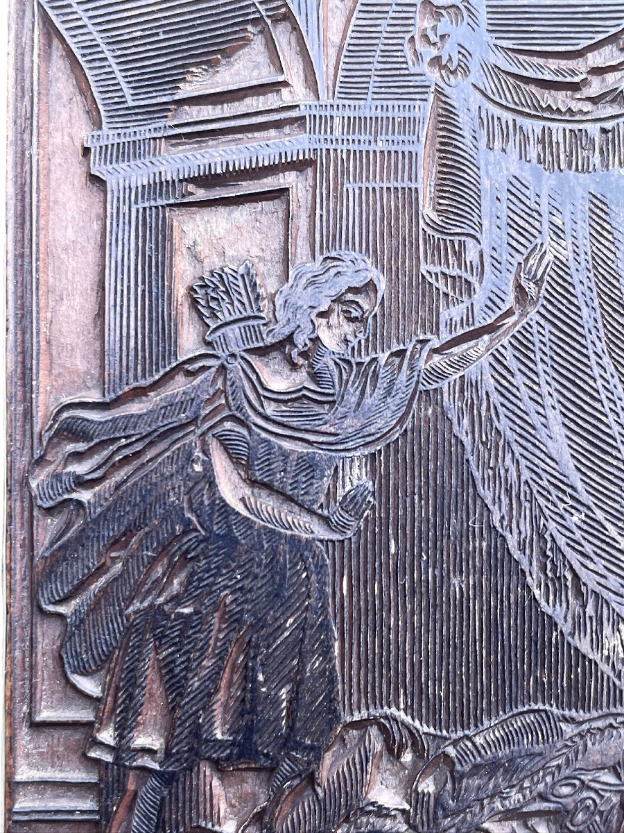 Engraved Woodblock, Woodcut, Printing Matrix: Awakening Of "sleeping Beauty"-photo-4