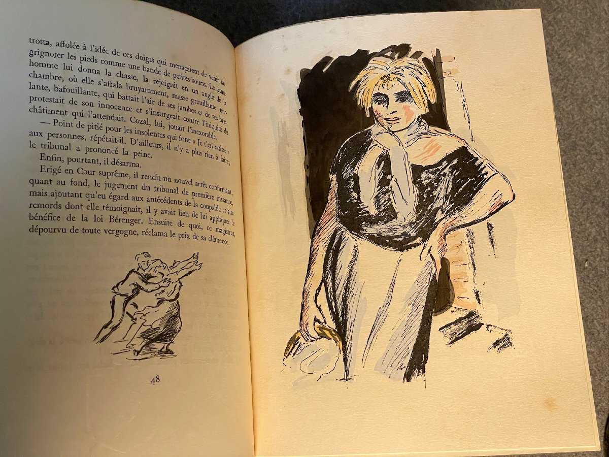 Georges Courteline‎ Illustrated Works In 10 Volumes 1930 – 1931 Librairie De France.-photo-3