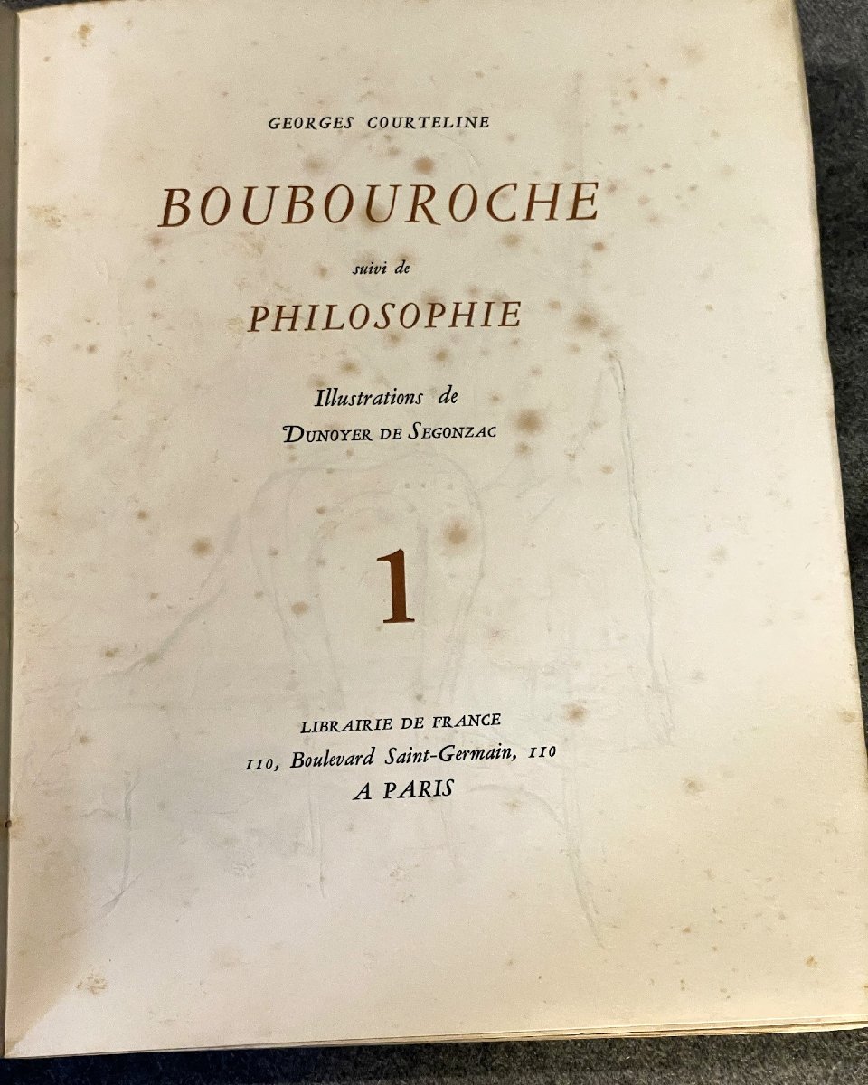 Georges Courteline‎ Illustrated Works In 10 Volumes 1930 – 1931 Librairie De France.-photo-2