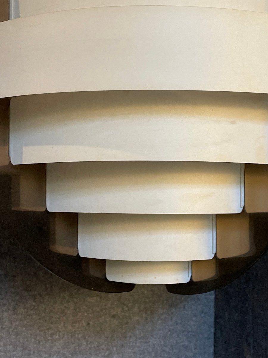 Lustre, suspension « Strips » design Brylle et Jacobsen - Danemark 1965-photo-4