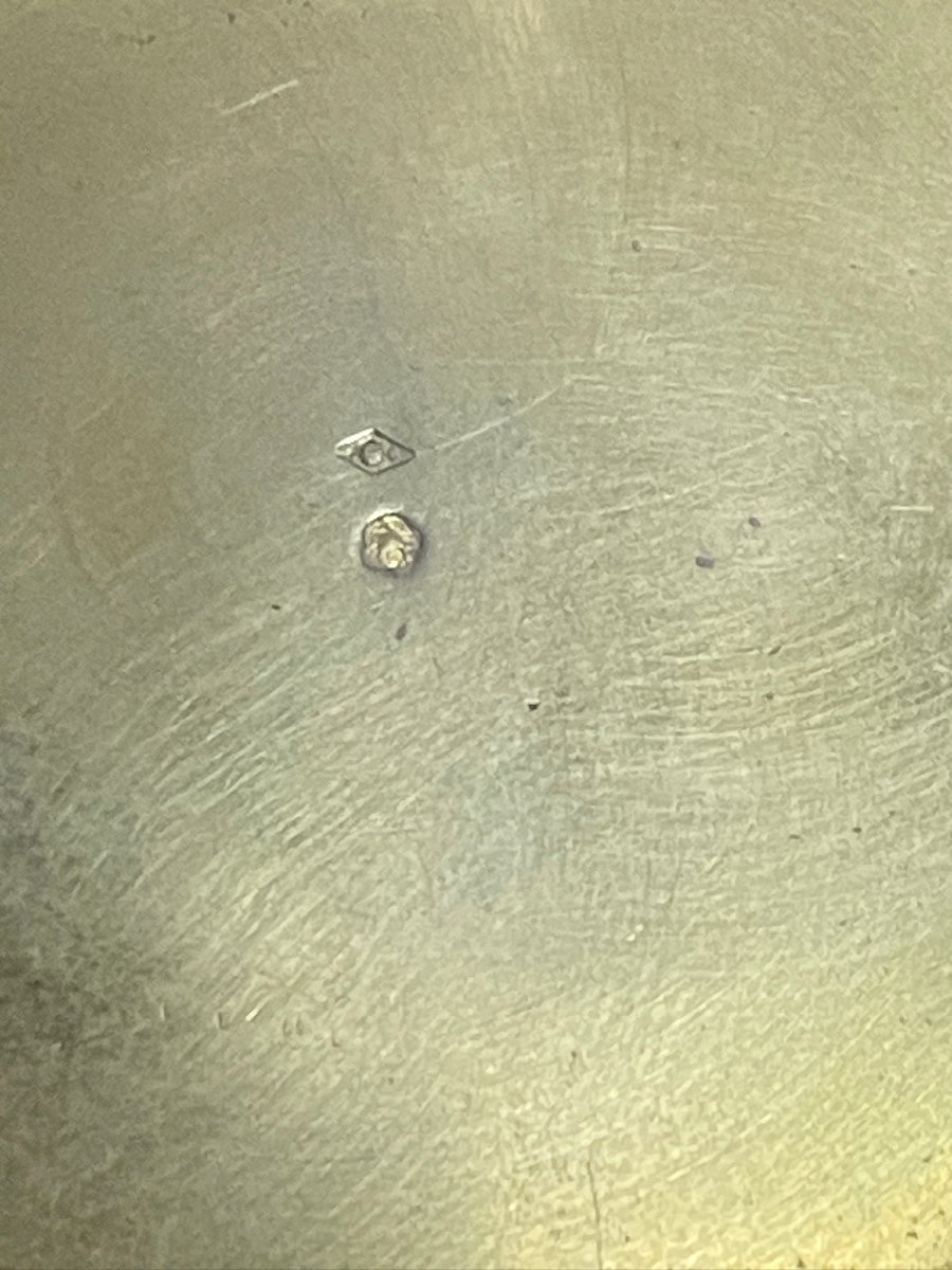 Poudrier en argent guilloché et émaillé, paysage lacustre émaillé Début du XXème siècle-photo-1