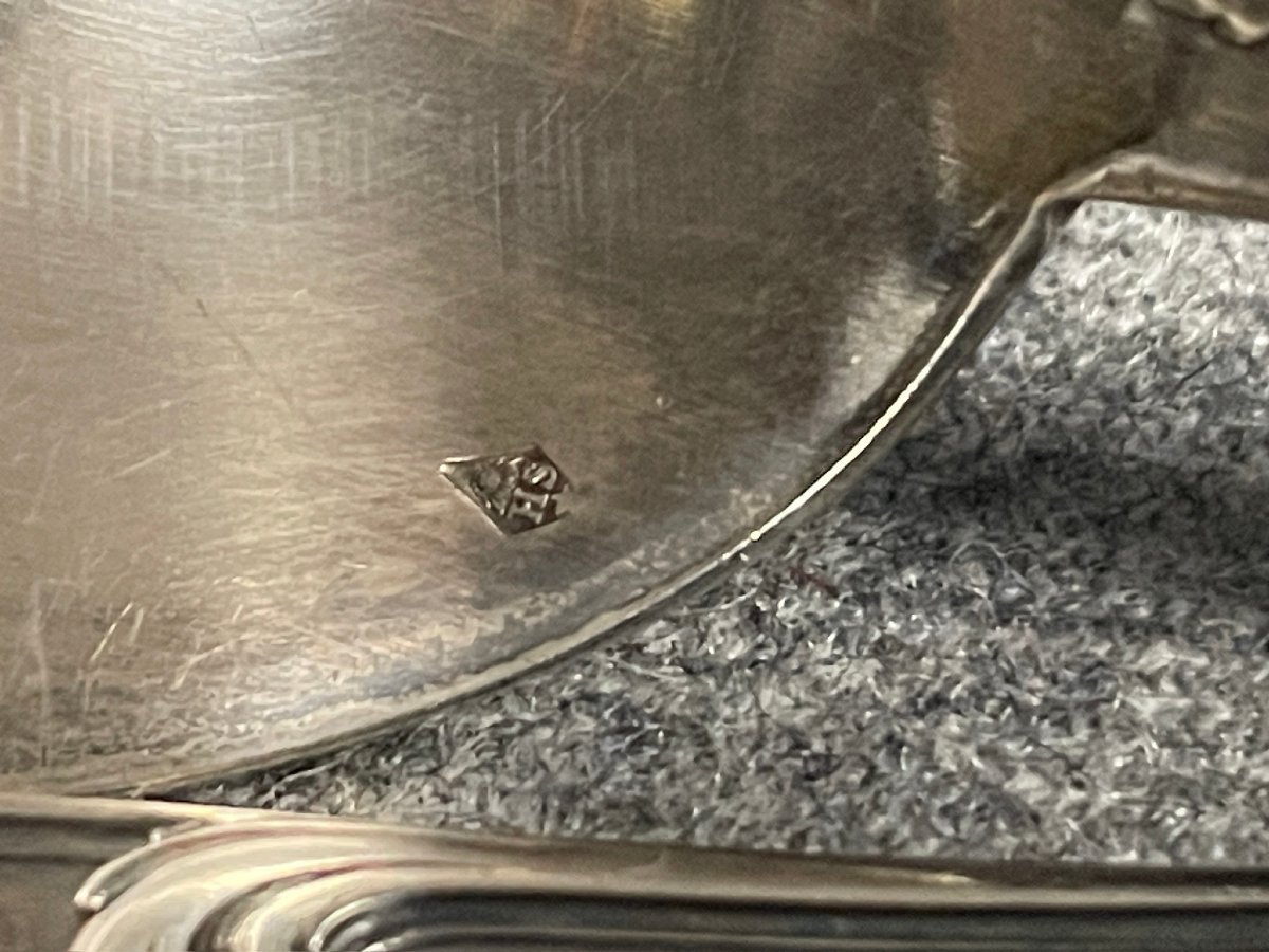 Children's Silver Cutlery In Rocaille And Shell Decoration By Silversmith Henri Soufflot, 19th Century-photo-7