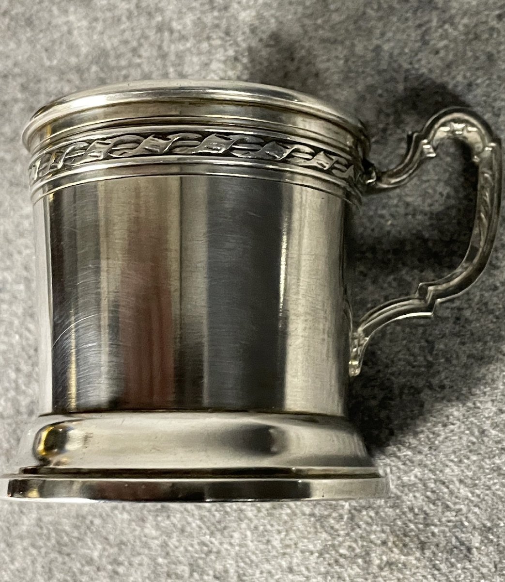 Verre à thé gravé dans sa monture par Ravinet d’Enfert-photo-3