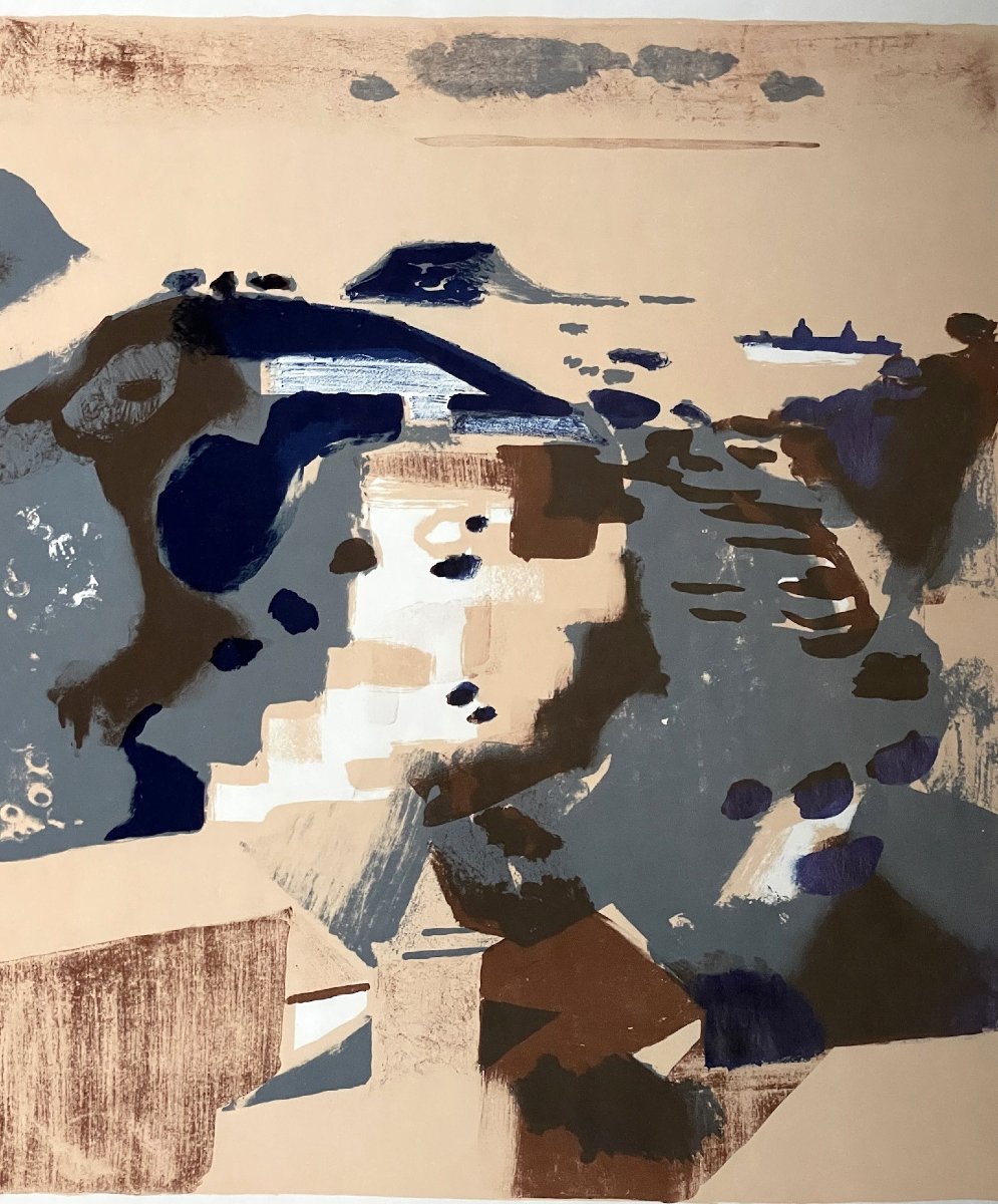 Affiche d’exposition de François Bret à la galerie Thot à Avignon 1966-photo-2