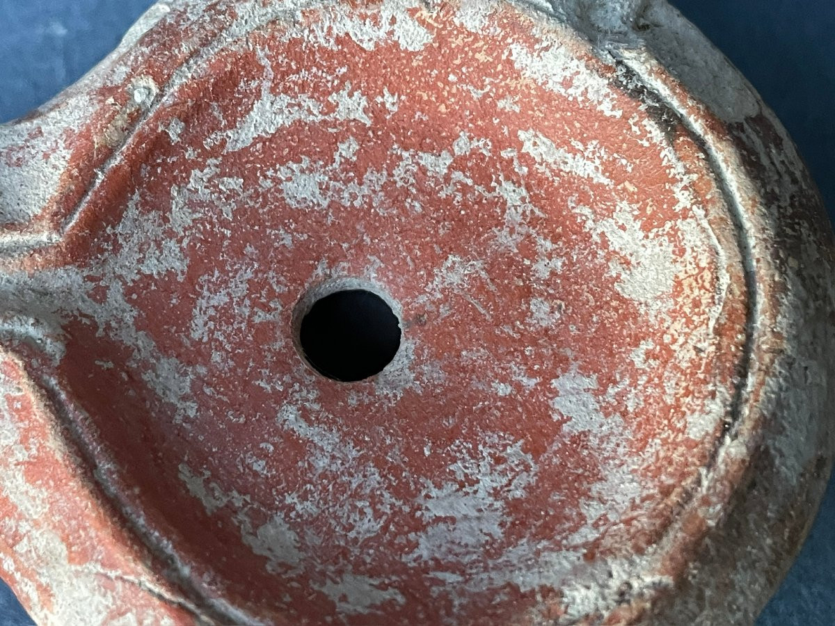 Roman Oil Lamp, Also Known As A "eared Lamp," Nearly 2000 Years Old-photo-4
