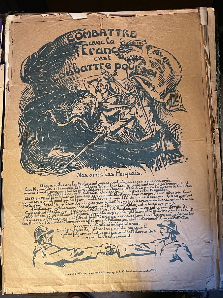 Victor Prouvé 10 Original World War I Posters -photo-3