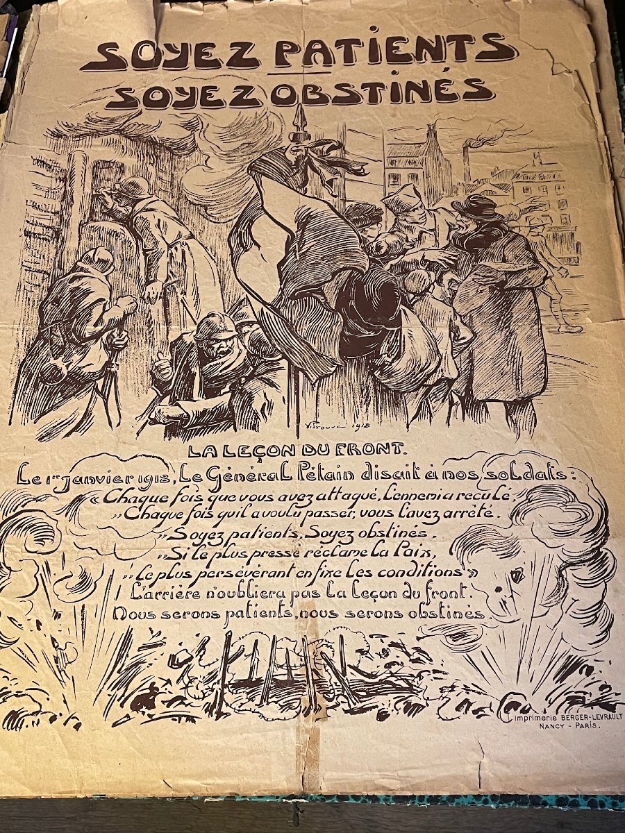 Victor Prouvé 10 Original World War I Posters -photo-4