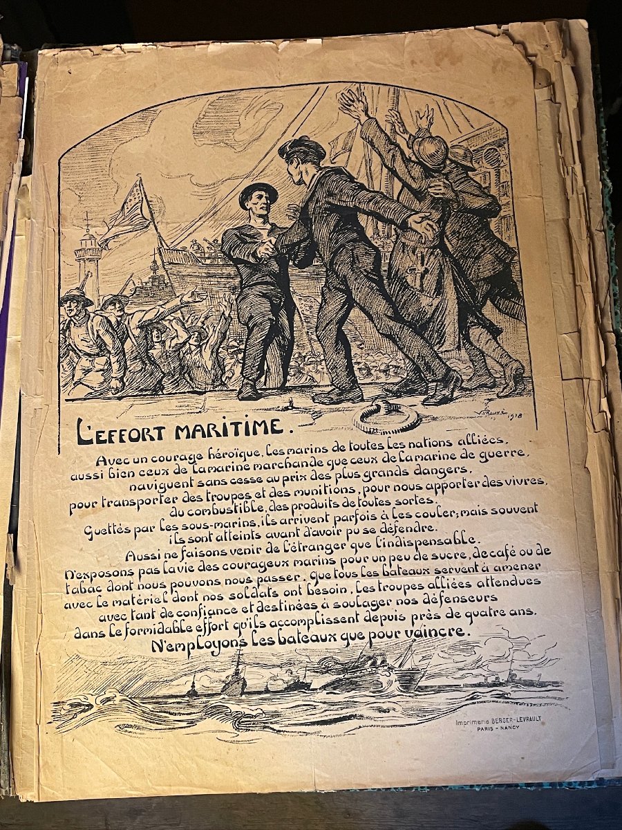 Victor Prouvé 10 Original World War I Posters -photo-2