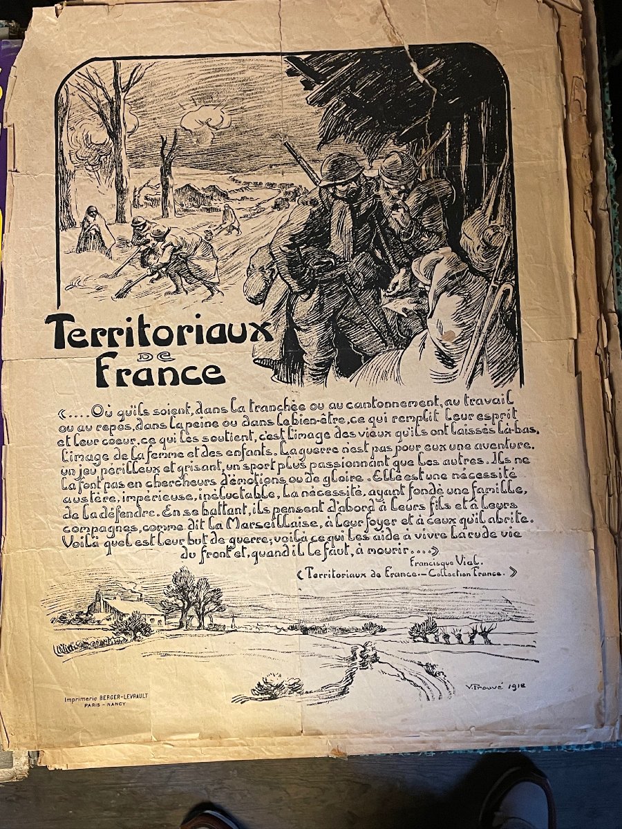 Victor Prouvé 10 Original World War I Posters -photo-4