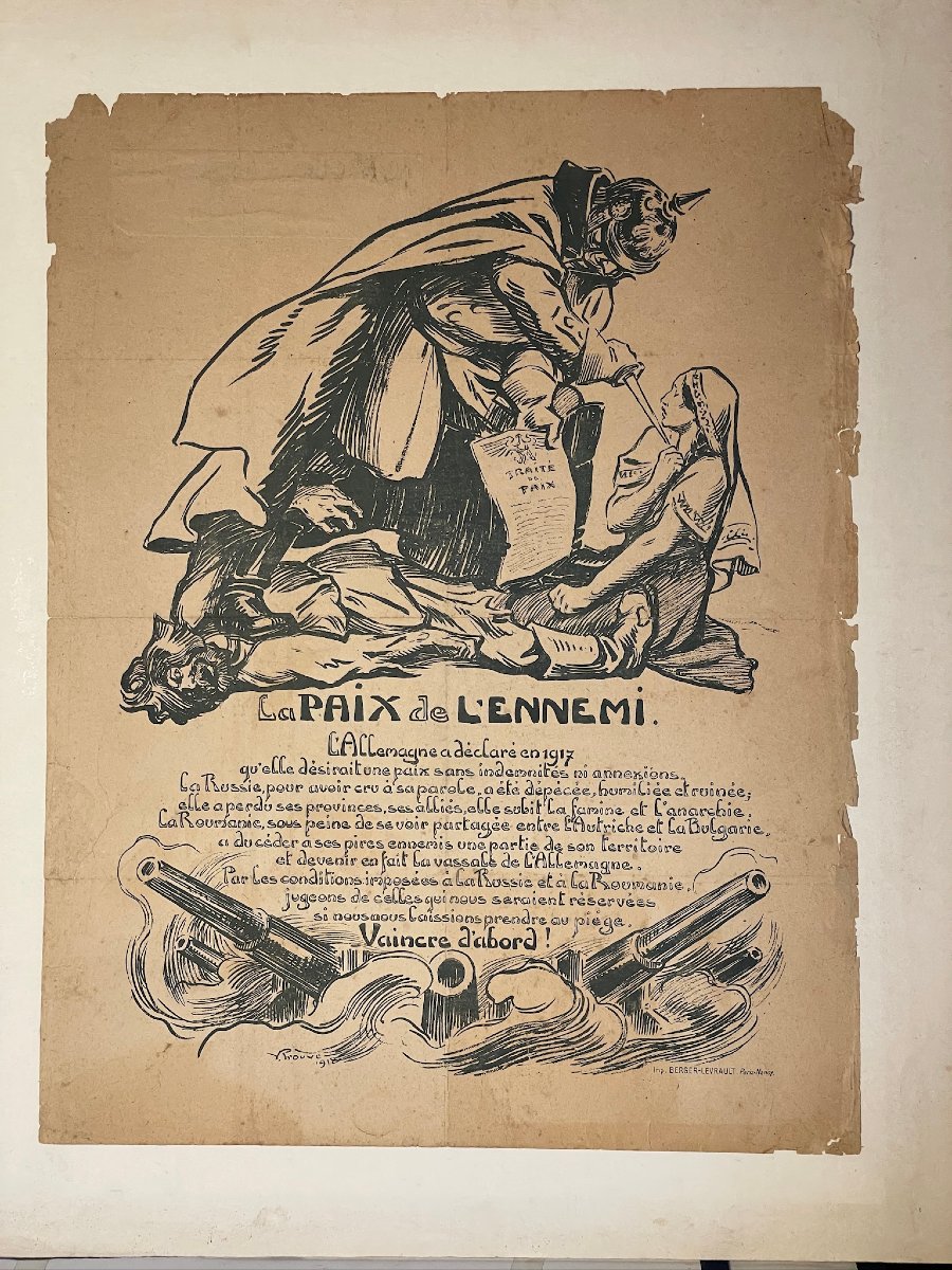 Victor Prouvé 10 Original World War I Posters -photo-6