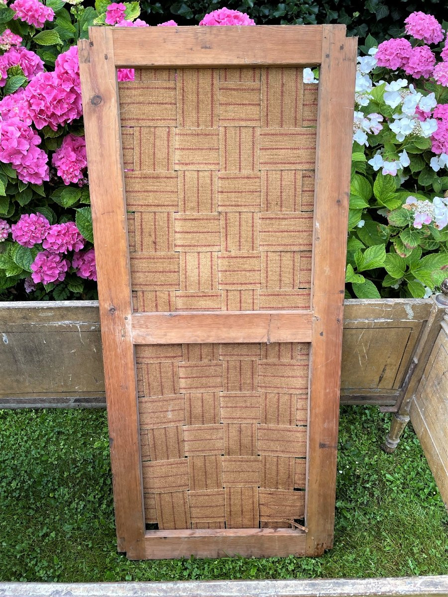 Lit d’enfant de milieu en bois peint d’époque Directoire-photo-6