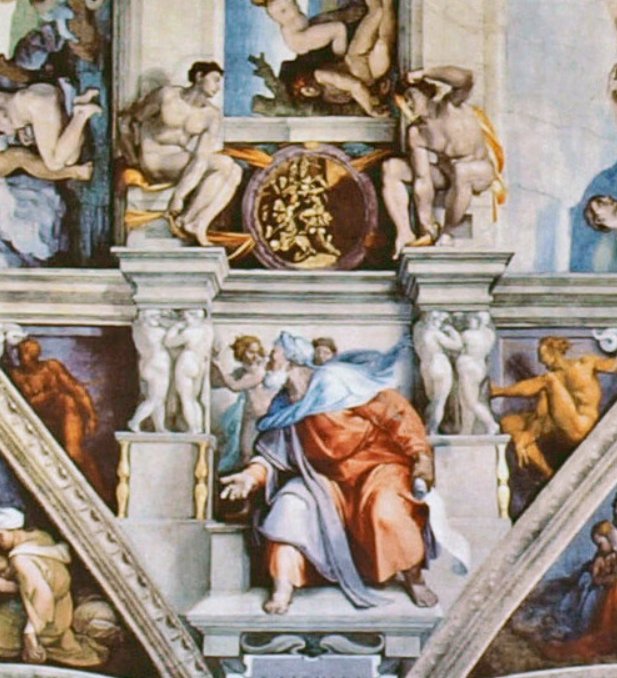 Four Large Engravings: Sistine Chapel Ceiling Michelangelo. Camerale Calcografia Of Rome-photo-8