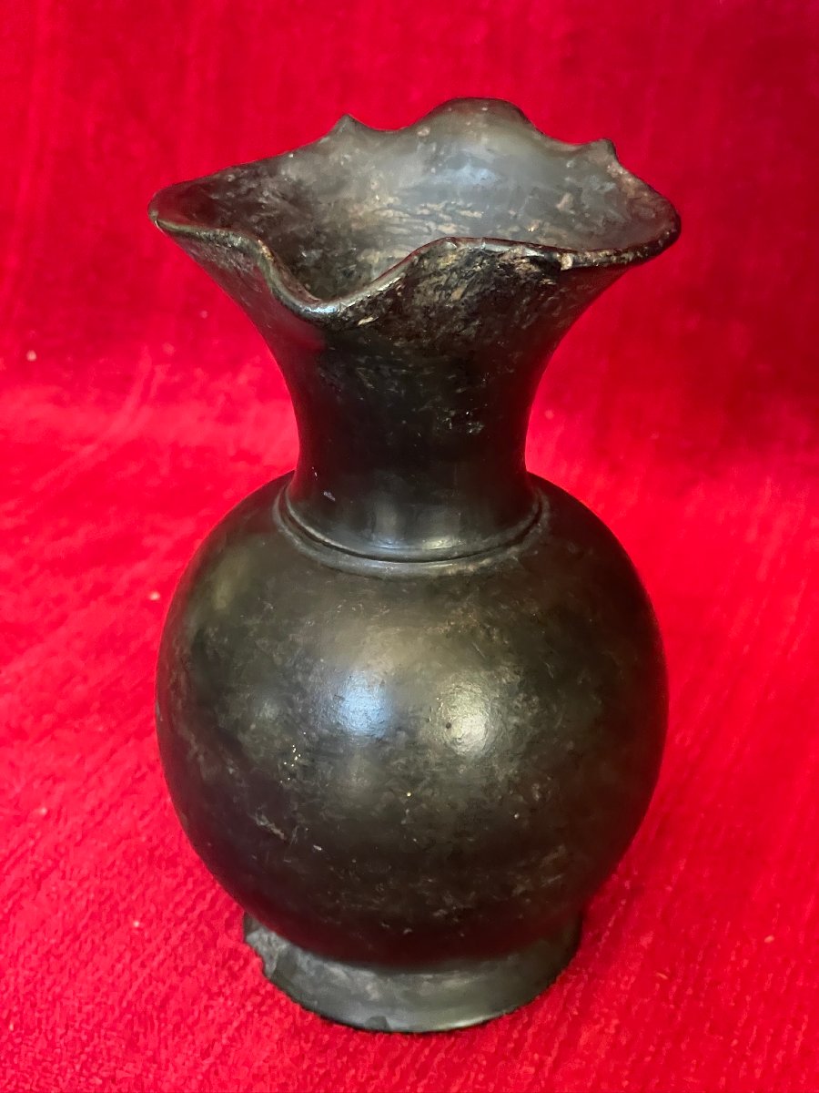 Etruscan Oenochoe, Wine Jug, In Black -photo-1
