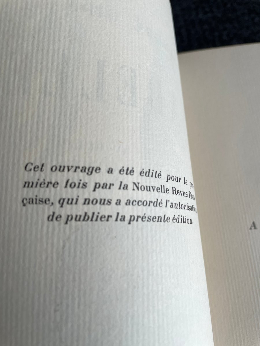 André Gide “isabelle” Art Deco Binding By Kieffer 1924 (legrain)-photo-1