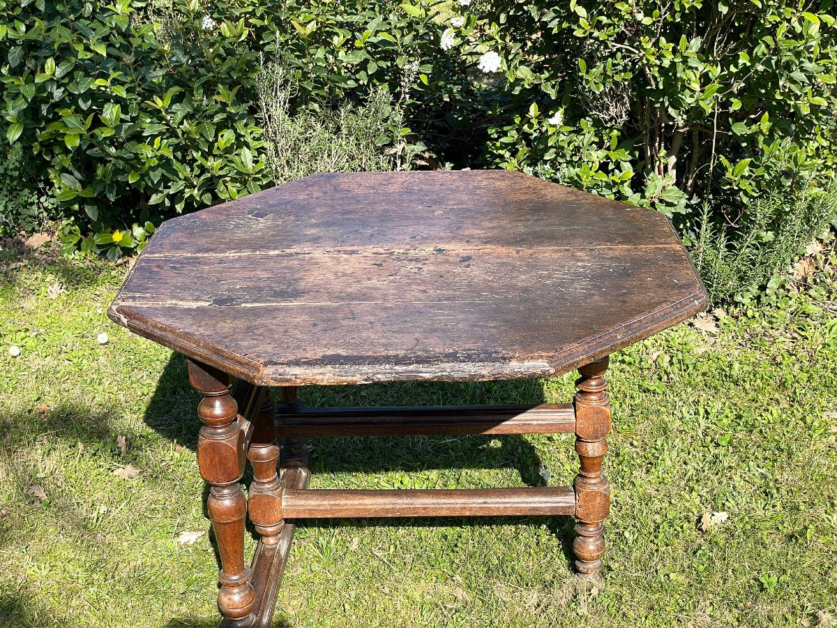 Table pliante Louis XIII époque XVIIème Provence-photo-1