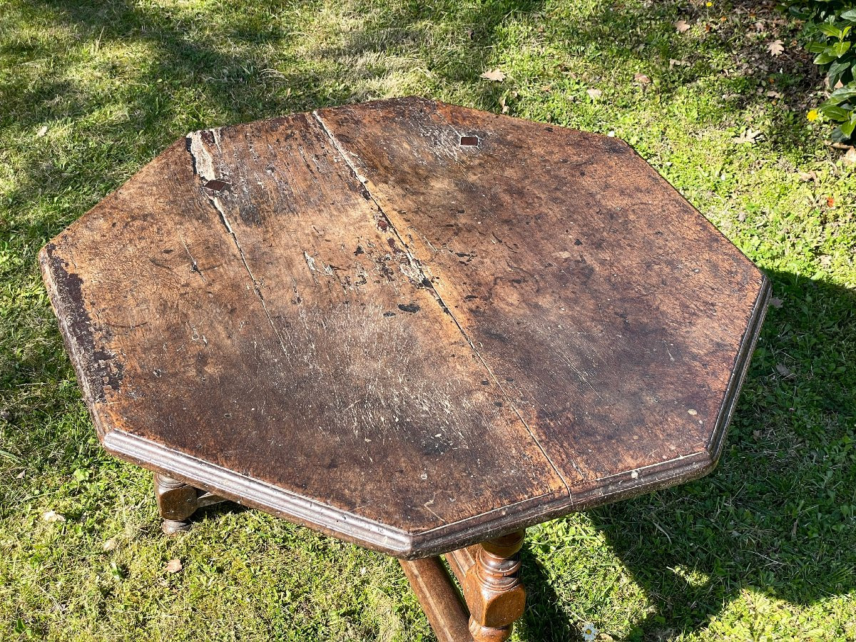 Table pliante Louis XIII époque XVIIème Provence-photo-6