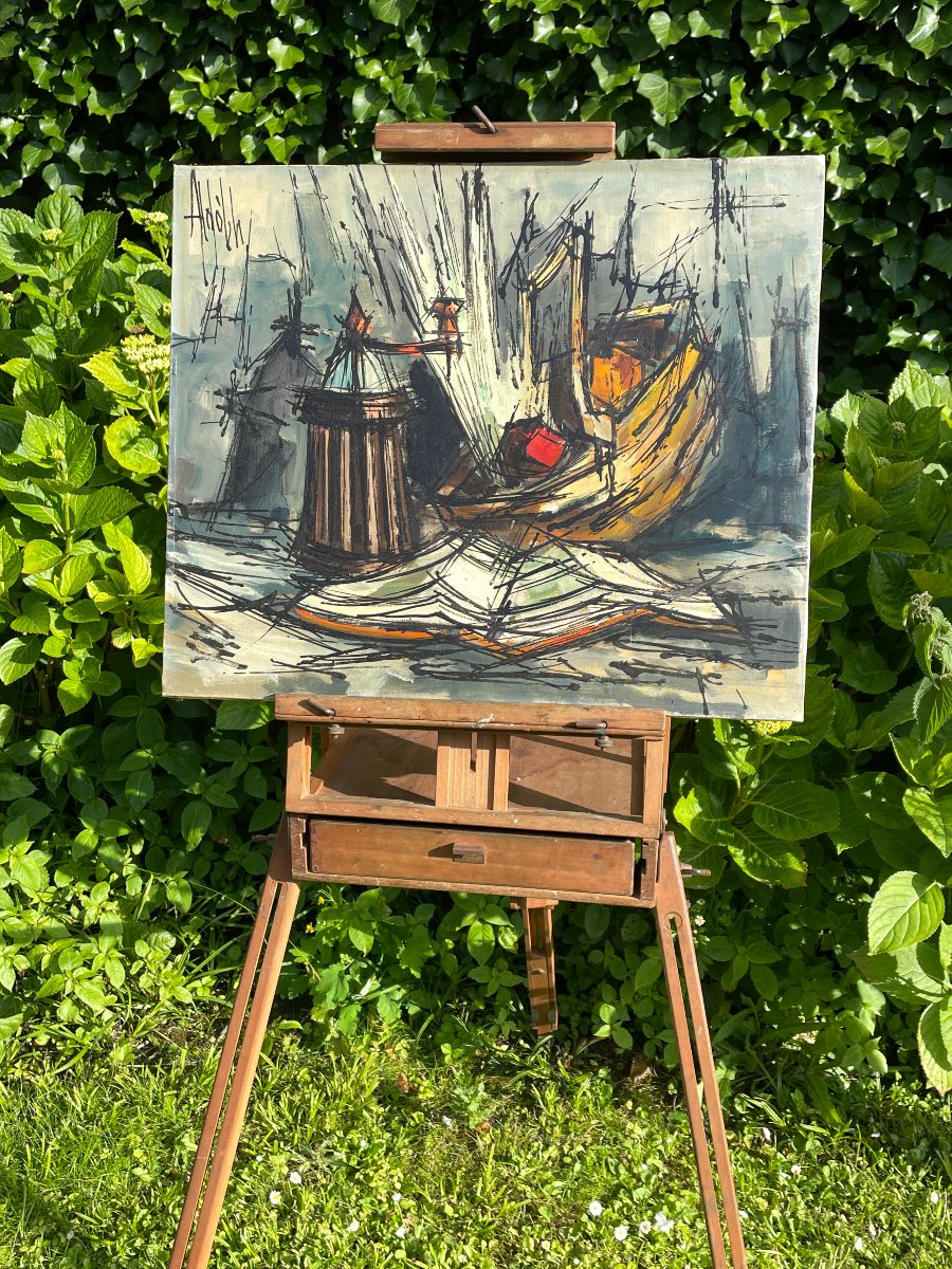 Chevalet De Voyage, Valise De Peintre, Chevalet De Campagne à Coffret De Chez Sennelier-photo-3
