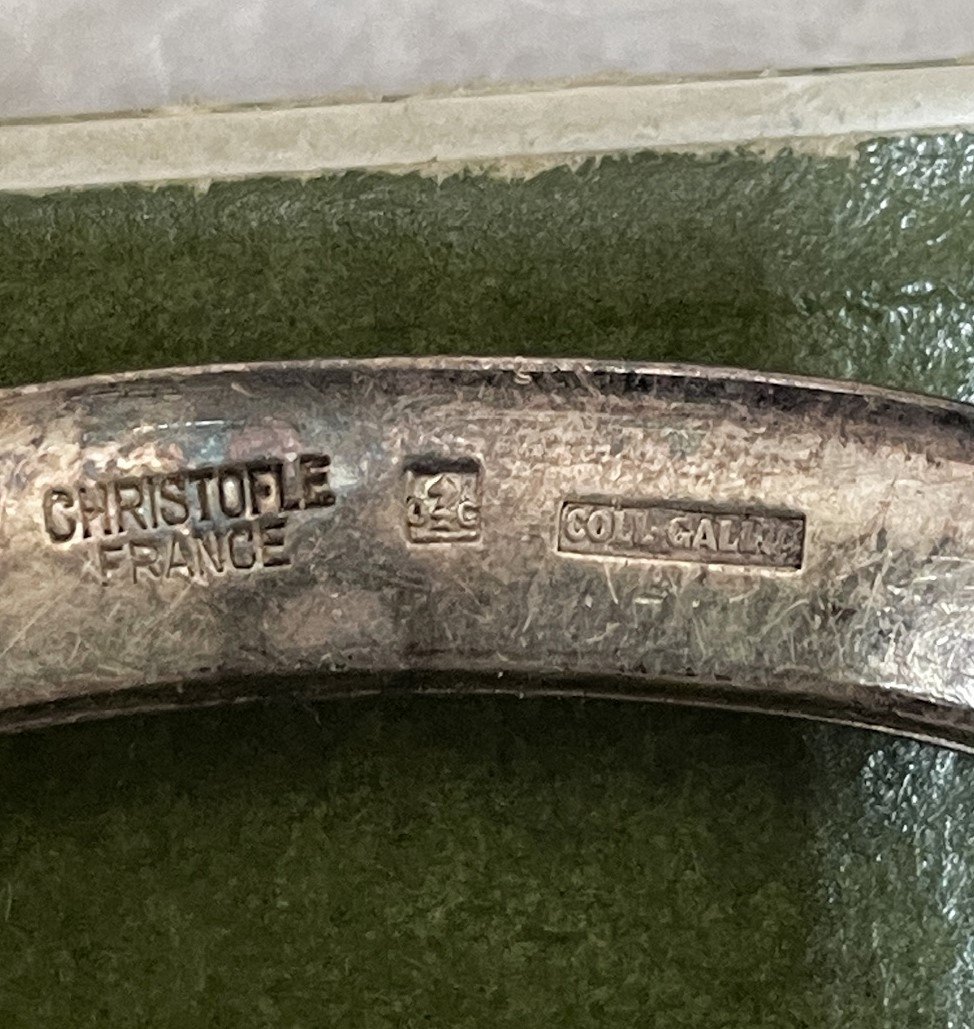 Dans son écrin Christofle : décapsuleur Napoléon 1er -photo-3