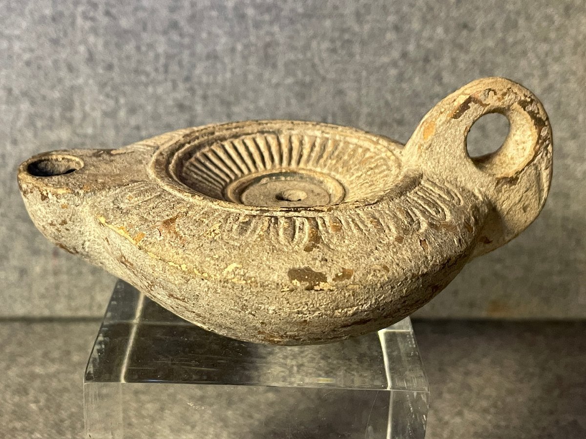 Oil Lamp, Marked Gabinia, Roman Empire, Tunisia-photo-1