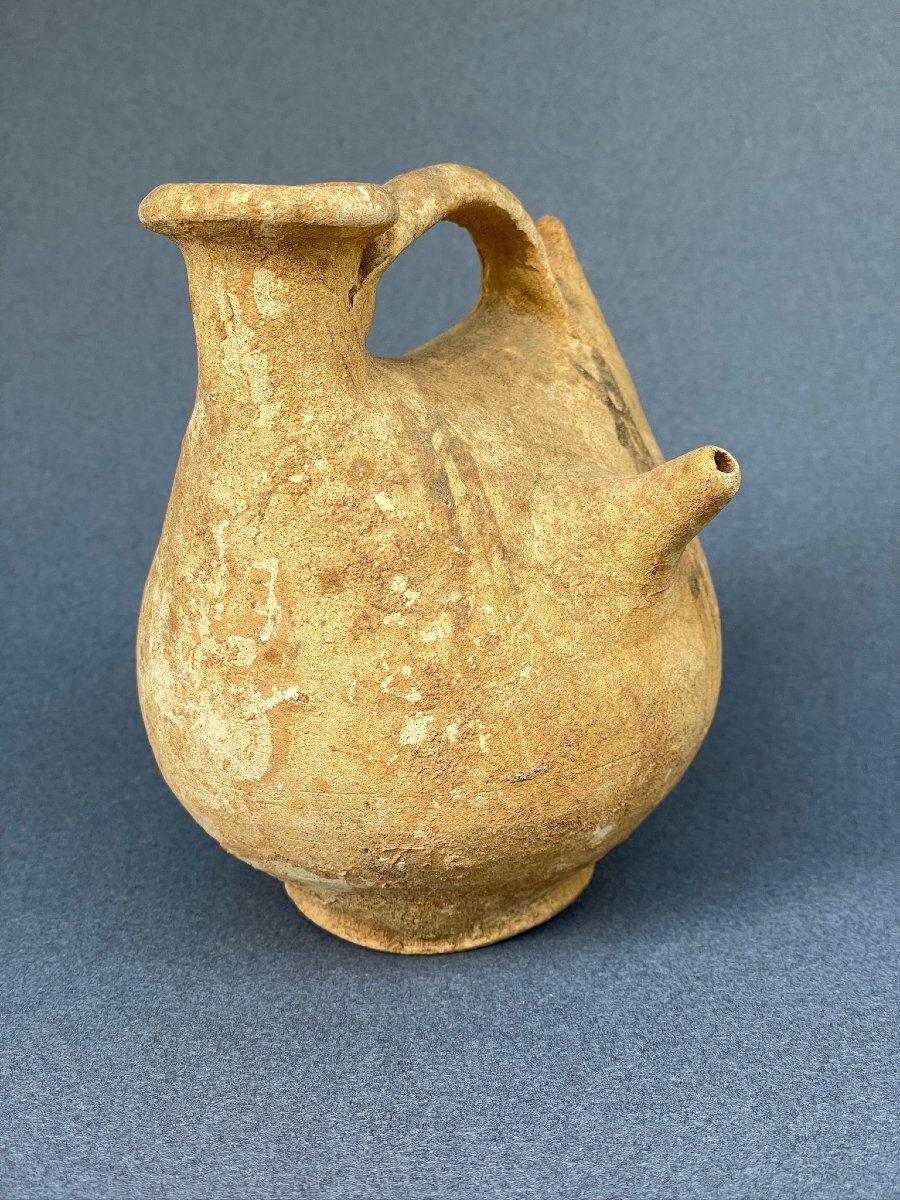 Vase Askos forme zoomorphe canard Italie du sud ou Grèce-photo-2