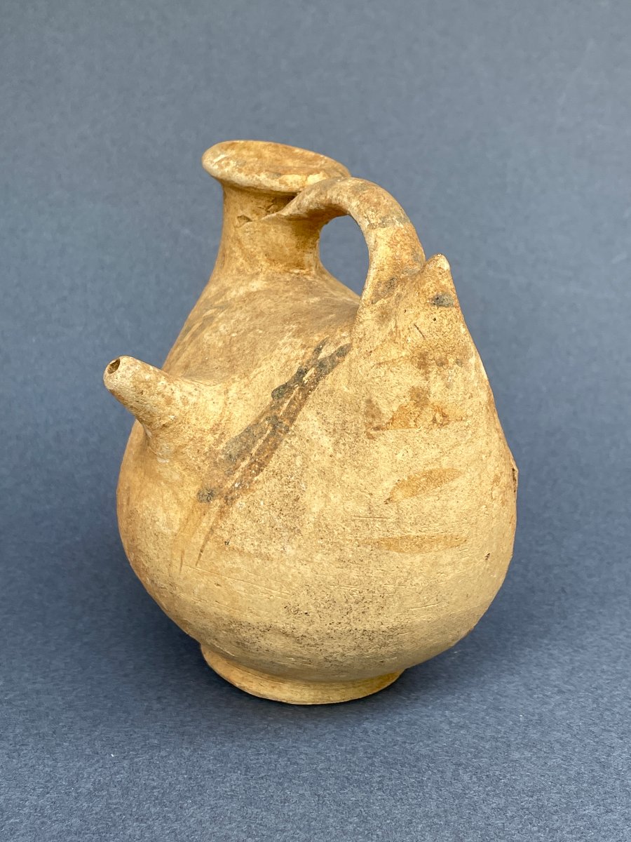 Vase Askos forme zoomorphe canard Italie du sud ou Grèce-photo-3
