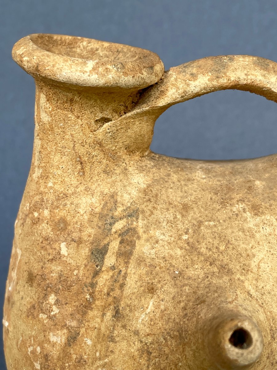 Vase Askos forme zoomorphe canard Italie du sud ou Grèce-photo-1