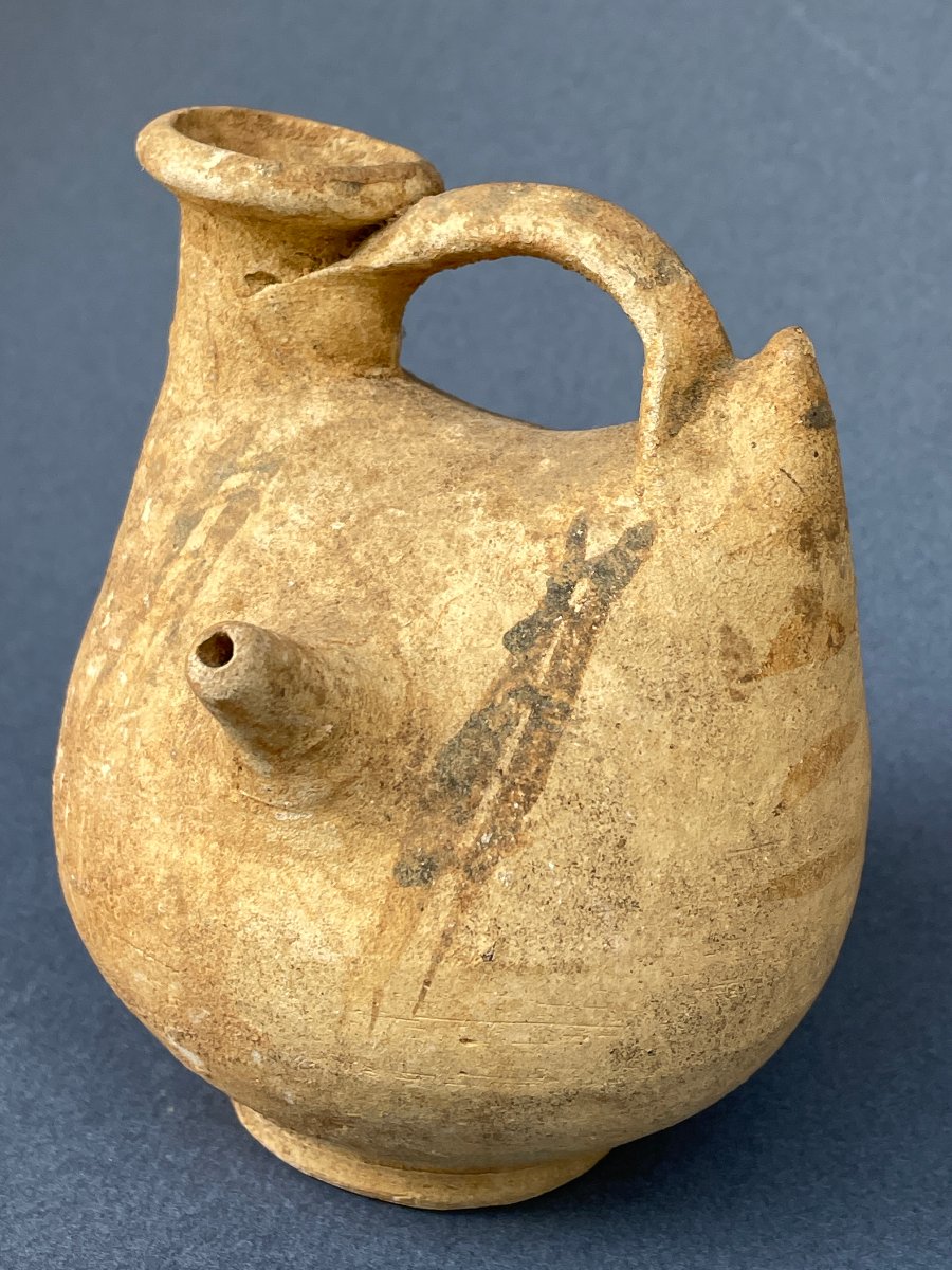 Vase Askos forme zoomorphe canard Italie du sud ou Grèce-photo-2