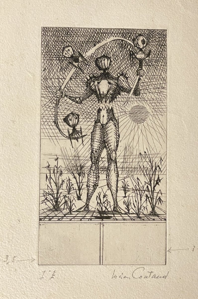 Lucien Coutaud gravures « l’homme au soleil » surréalisme-photo-3