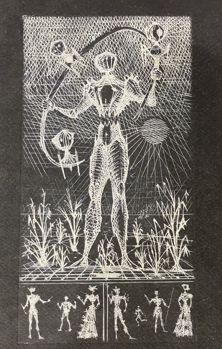 Lucien Coutaud gravures « l’homme au soleil » surréalisme-photo-2
