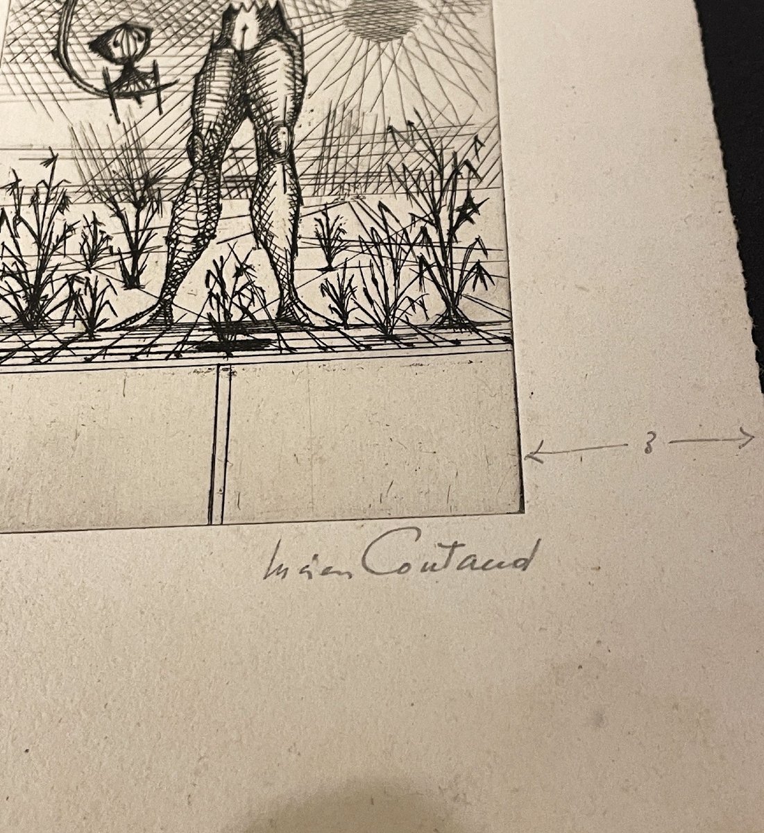 Lucien Coutaud gravures « l’homme au soleil » surréalisme-photo-3