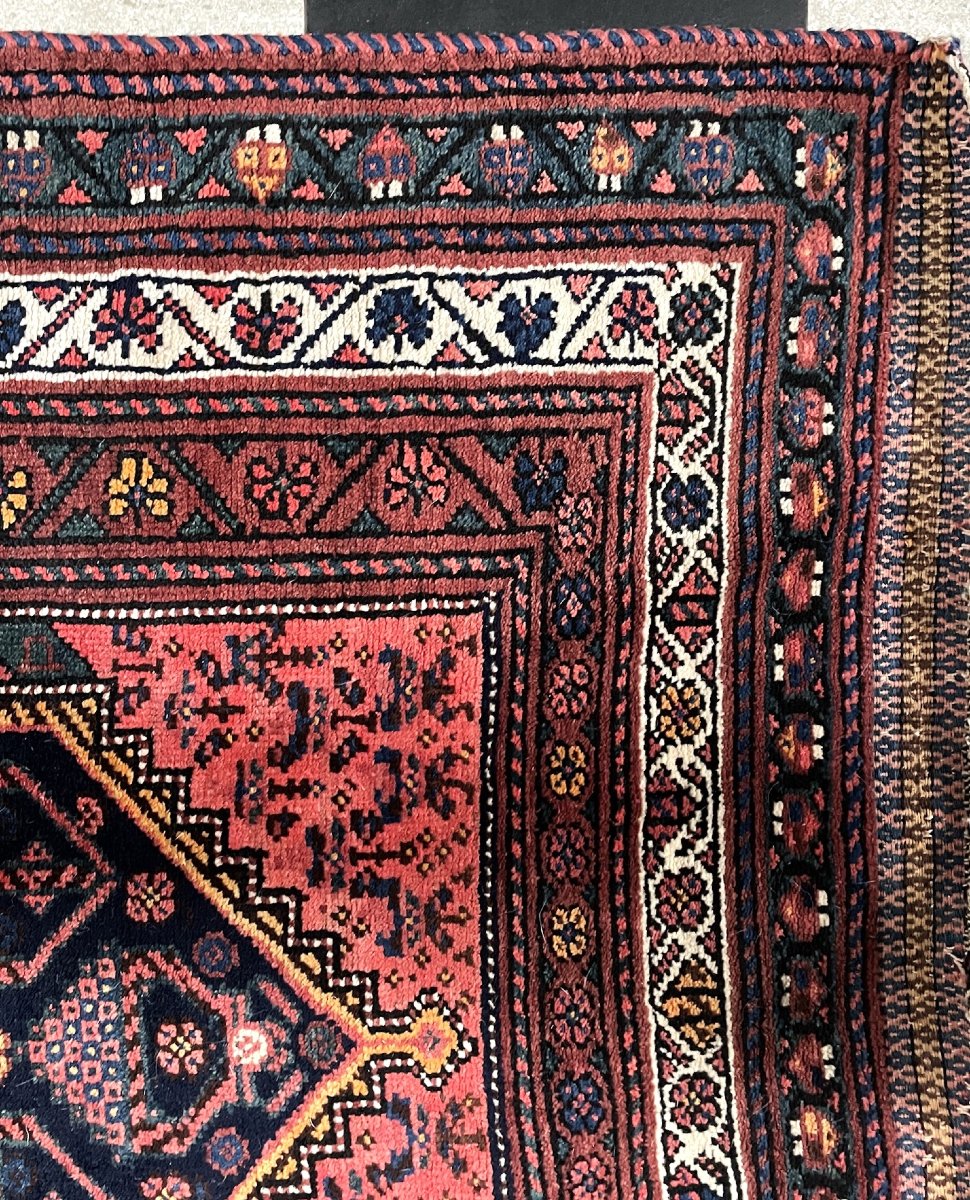 Ancien tapis de passage, couloir, Perse (Iran) 350 cm X 130 cm-photo-3
