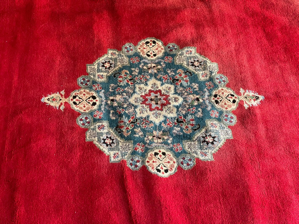 Very Large Wool Rug From Rabat (morocco), 250 Cm X 345 Cm, 20th Century-photo-3