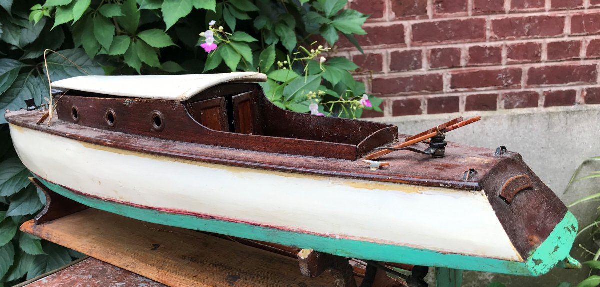 Wooden Sailboat Ship Model-photo-4
