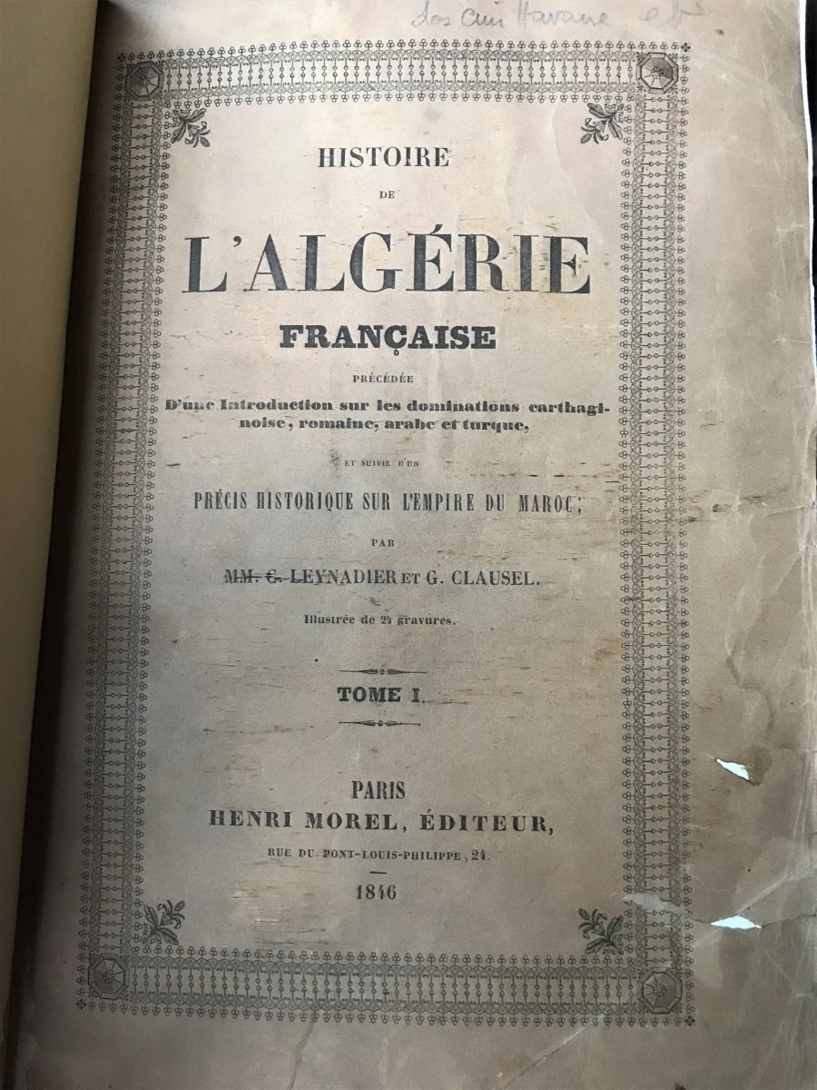 Histoire de l'Algérie française 1846, deux volumes édition originale illustrée-photo-6