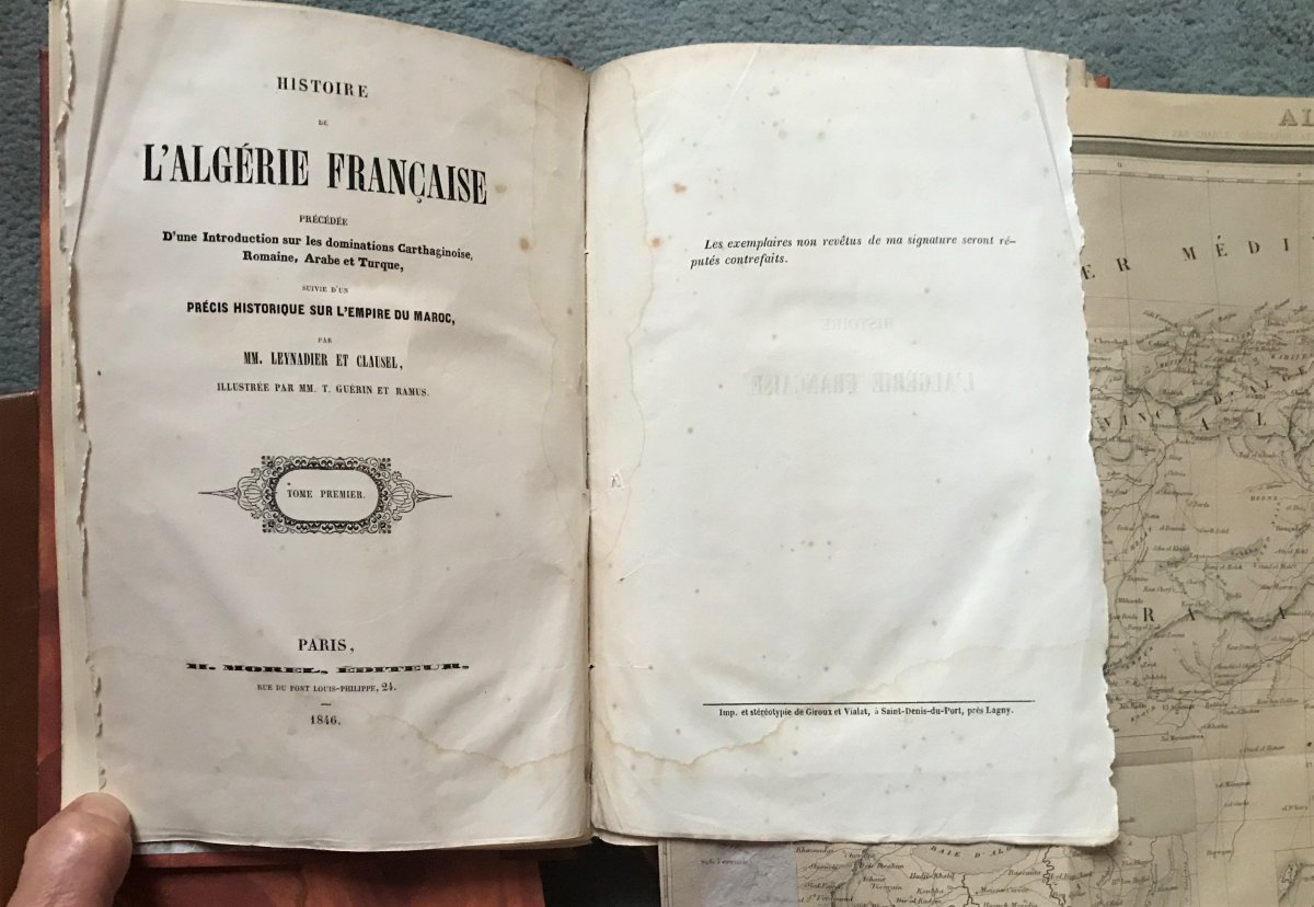 Histoire de l'Algérie française 1846, deux volumes édition originale illustrée-photo-7