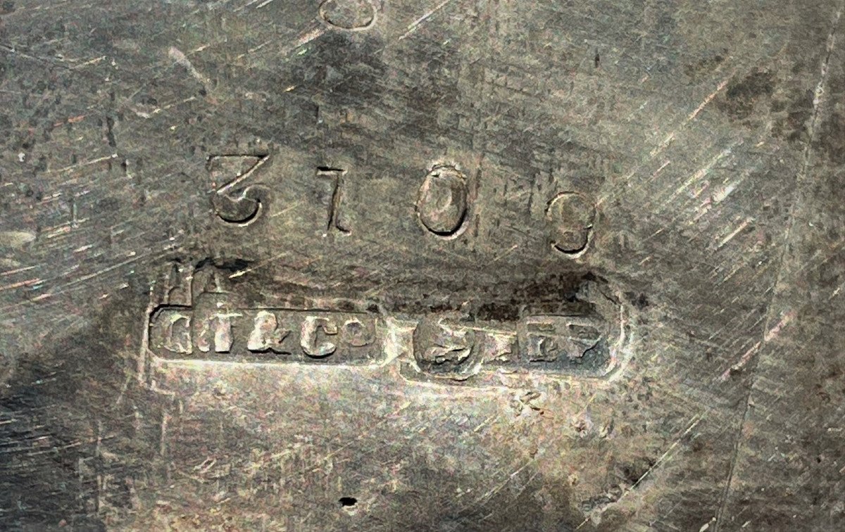 Bouilloire ou samovar en métal argenté Napoléon III-photo-6