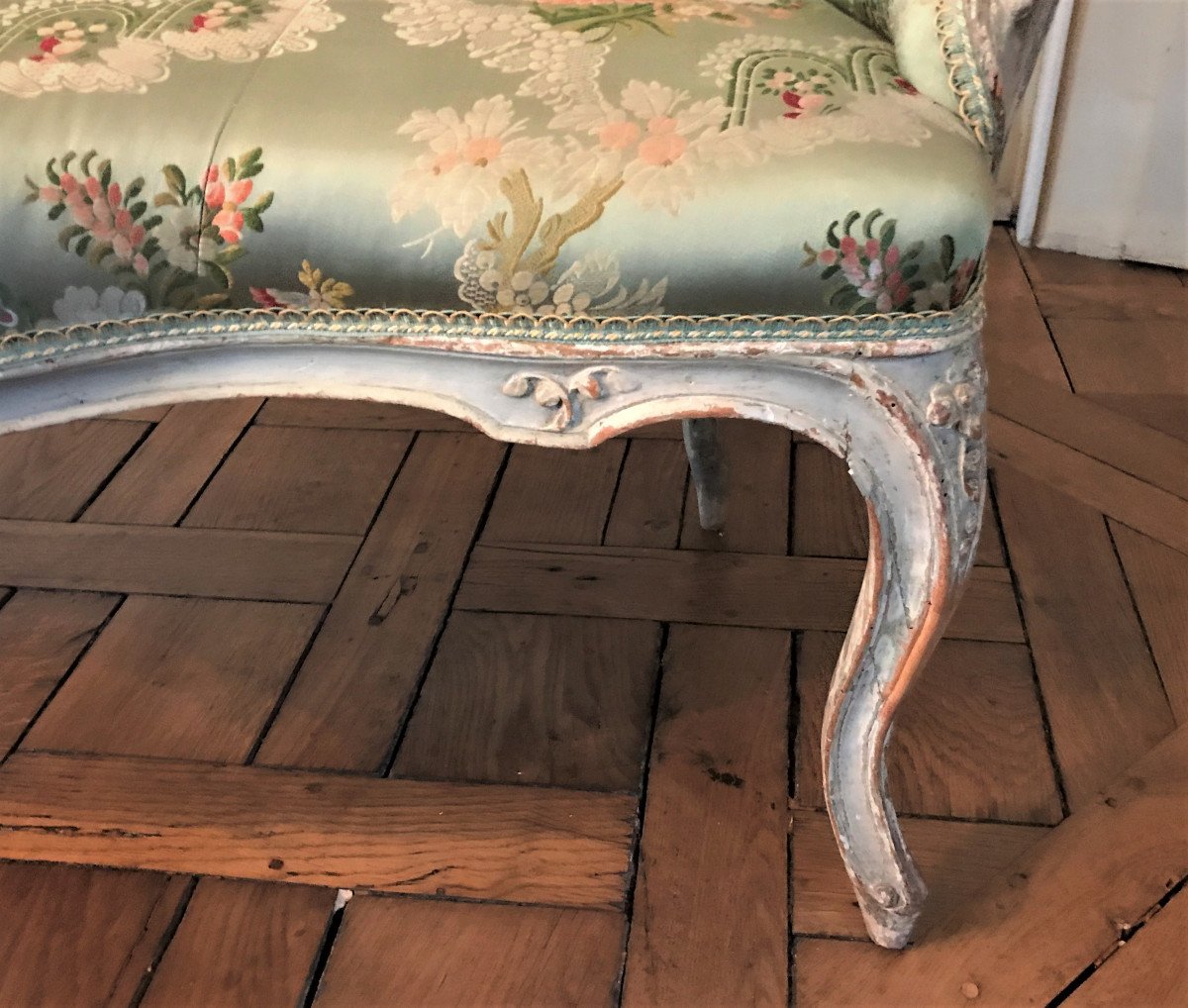 Small Rococo Sofa, Louis XV Period-photo-4